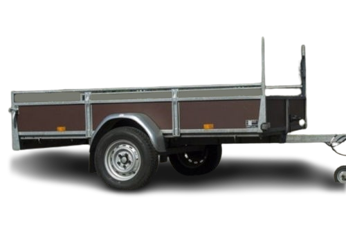 Aanhangwagen zonder huif